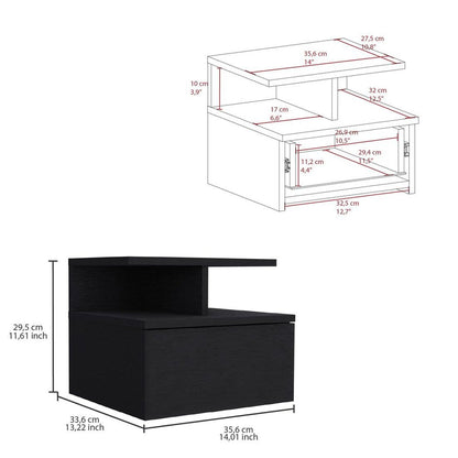 Two Piece Black Bedroom Set HomeRoots
