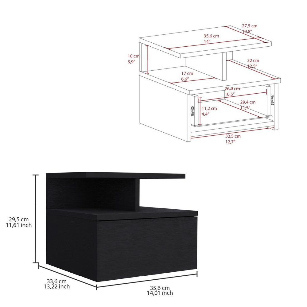 Two Piece Black Bedroom Set HomeRoots