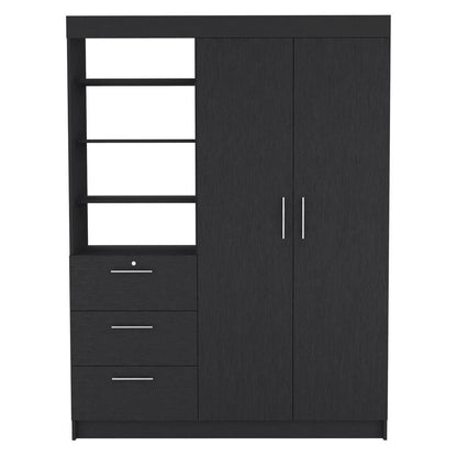 Two Piece Black Bedroom Set HomeRoots