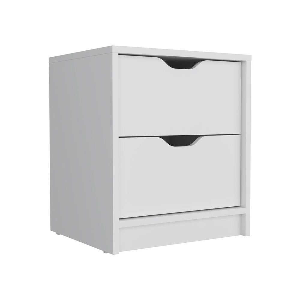 Two Piece White Bedroom Set
