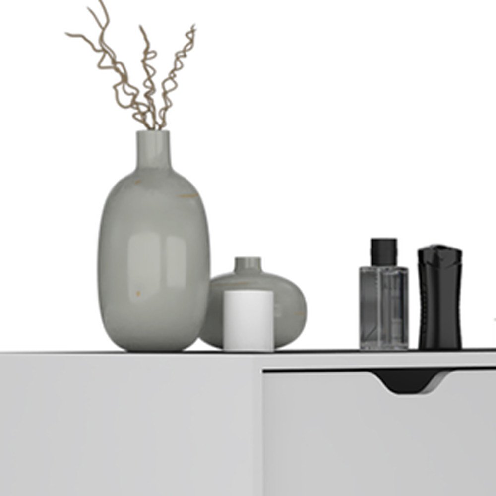 Two Piece White Bedroom Set — view 7