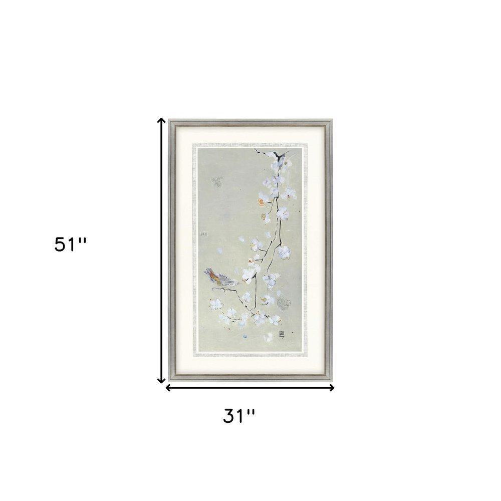 Bird Family I Silver Framed Print Wall Art — view 3