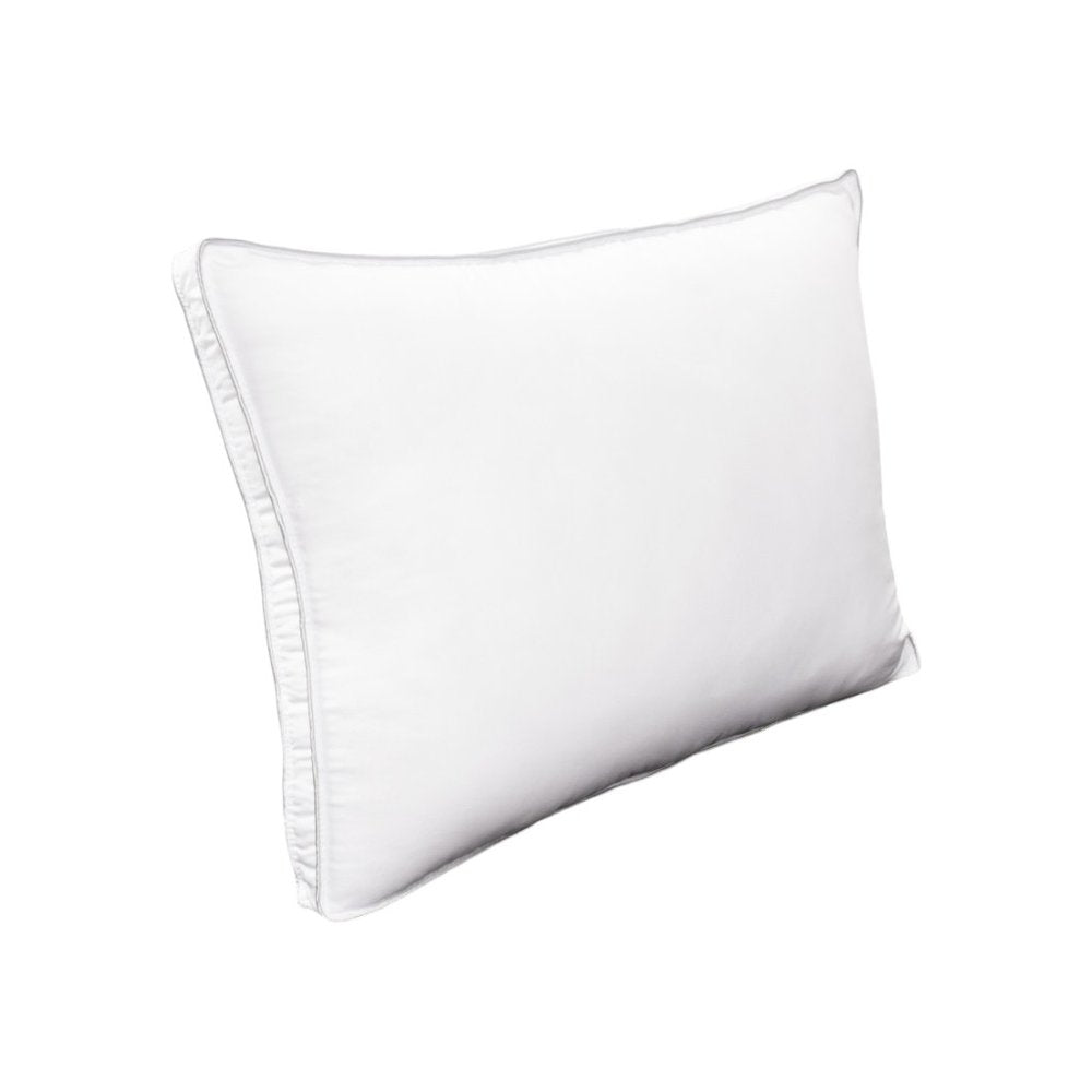 Set of Two Microfiber Down Alternative Medium Hypoallergenic King Size Bed Pillows HomeRoots
