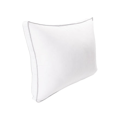 Set of Two Microfiber Down Alternative Medium Hypoallergenic Standard Size Bed Pillows HomeRoots