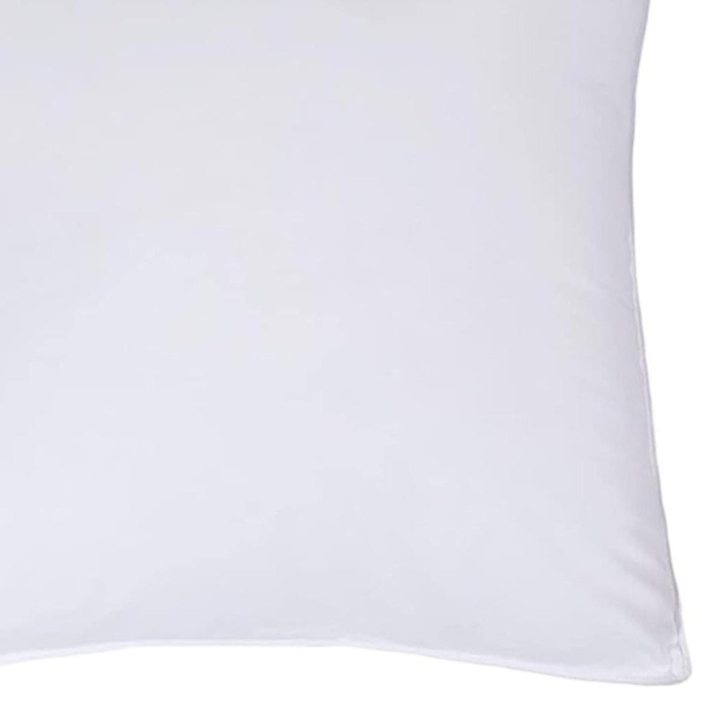 Set of Two Microfiber Down Alternative Medium Hypoallergenic European Size Bed Pillows HomeRoots