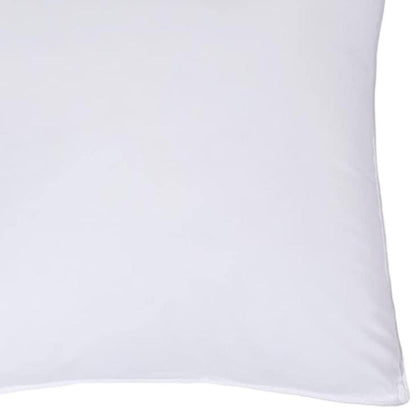 Set of Two Microfiber Down Alternative Medium Hypoallergenic European Size Bed Pillows HomeRoots