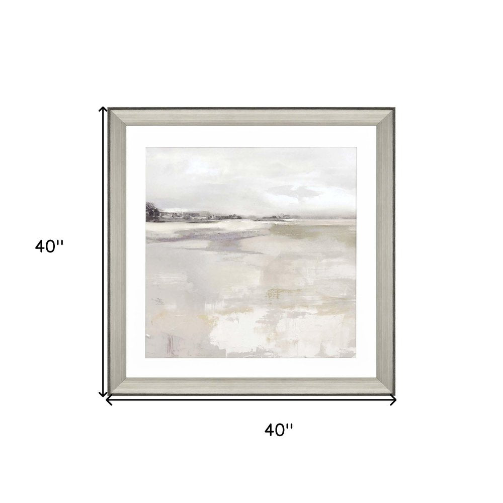 Dylife Vista Silver Framed Print Wall Art