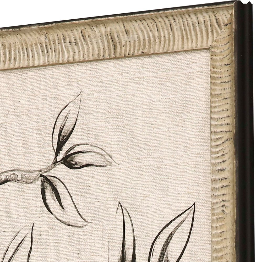 Shimmering Garden I Silver Framed Print Wall Art — view 4