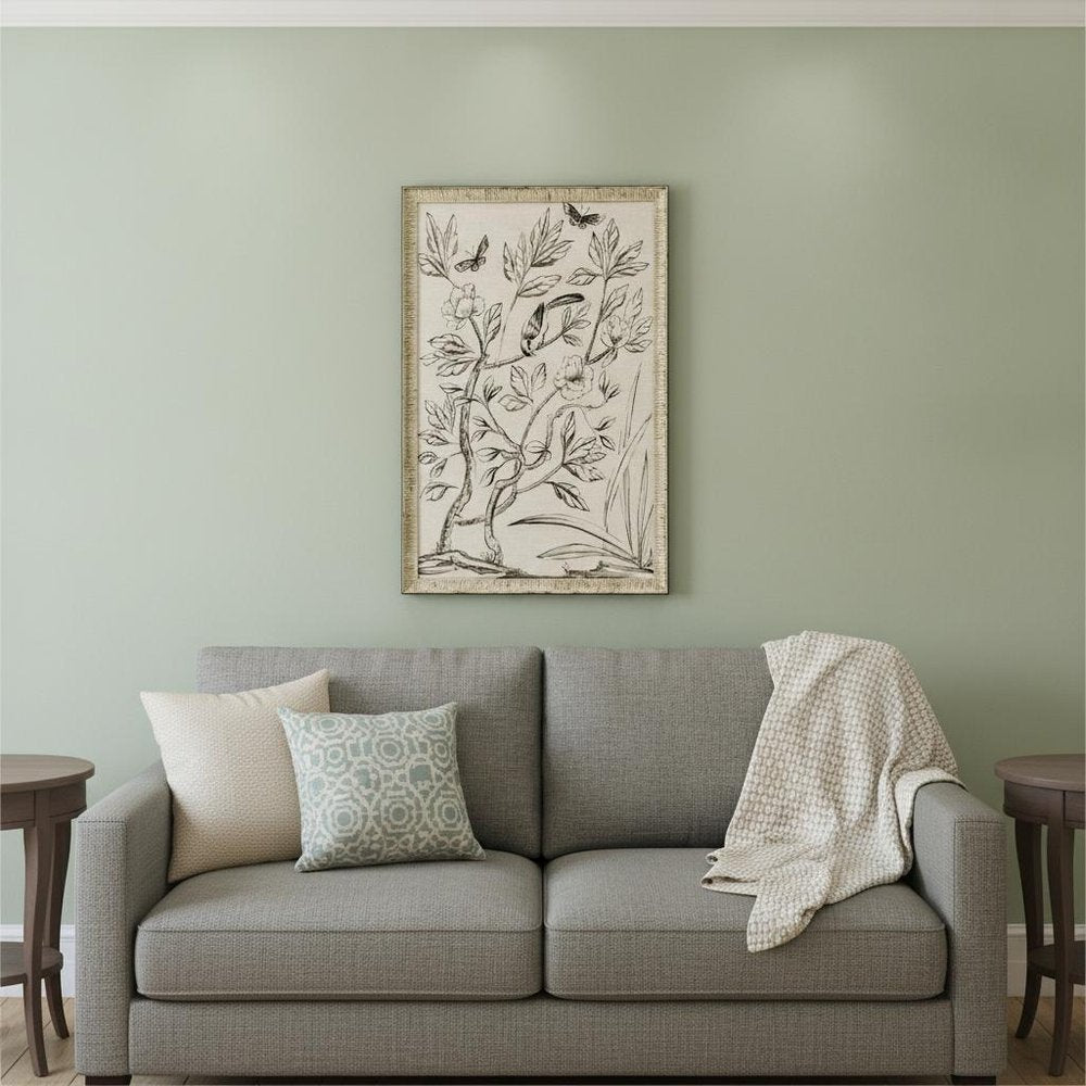 Shimmering Garden I Silver Framed Print Wall Art — view 6