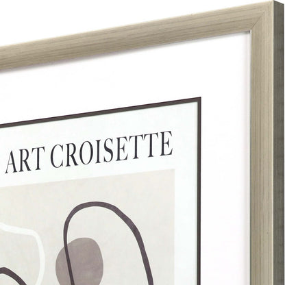 Les Fossiles Silver Framed Print Wall Art