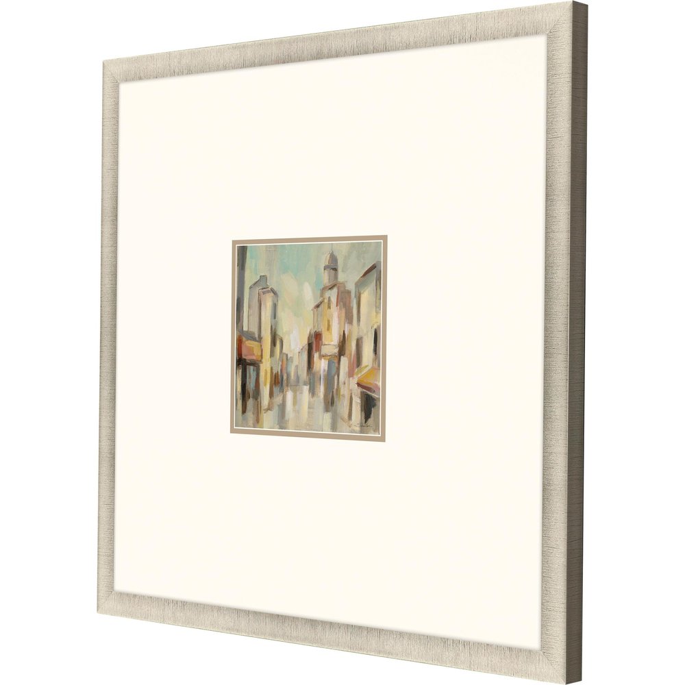 Pastel Street I Gold Framed Print Wall Art — view 2