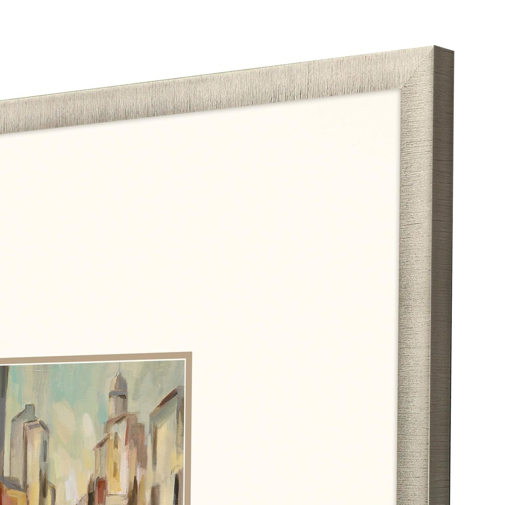 Pastel Street I Gold Framed Print Wall Art — view 3
