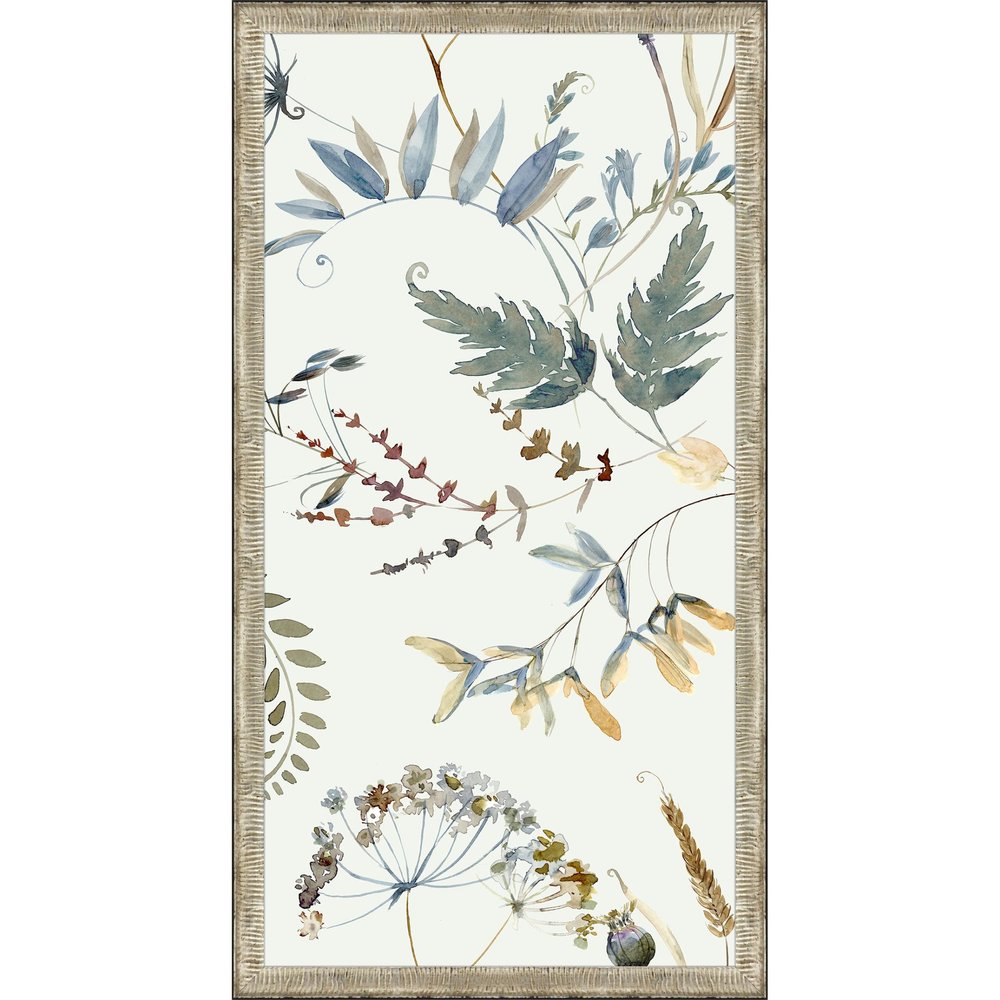Nature Gift II Silver Framed Print Wall Art