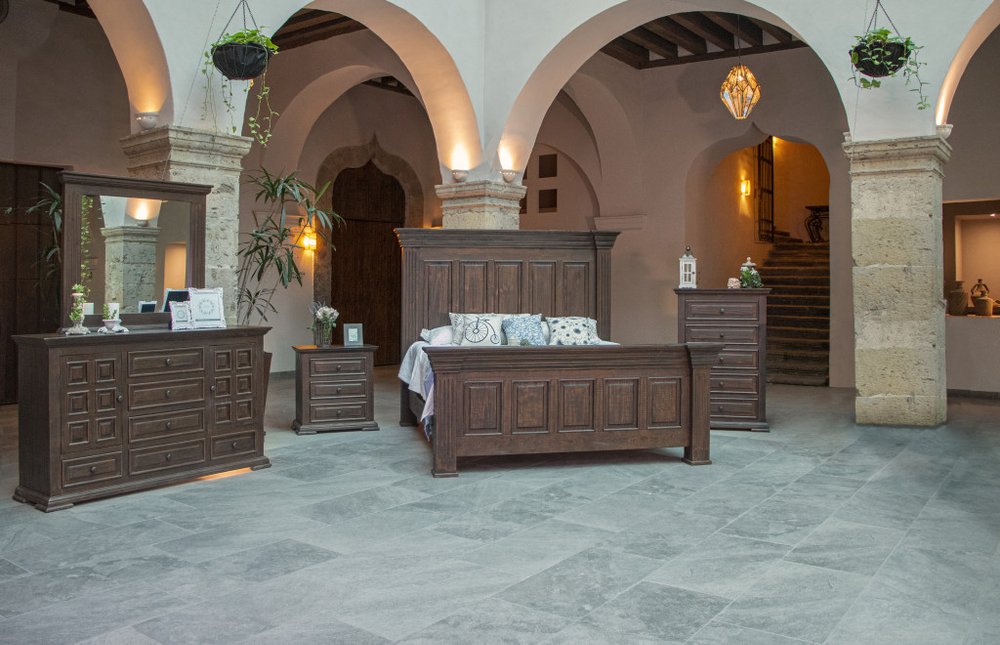 32" Brown Solid Wood Three Drawer Nightstand HomeRoots