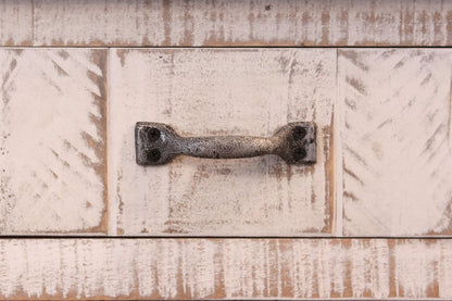 27" White One Drawer Nightstand HomeRoots