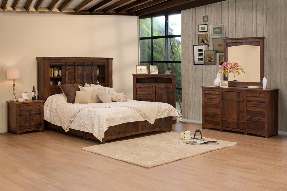27" Brown Solid Wood One Drawer Nightstand HomeRoots