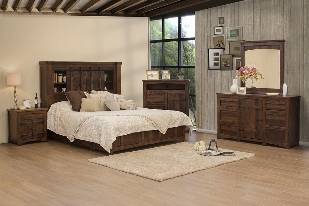 27" Brown Solid Wood One Drawer Nightstand HomeRoots