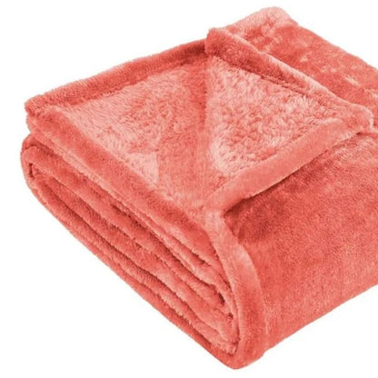 14" X 15" Coral Fleece Plush Throw Blanket