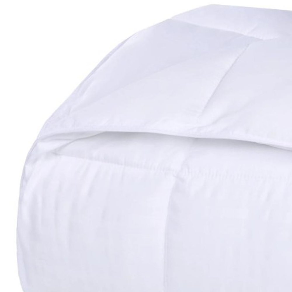 King White Cotton Striped Blanket — view 2