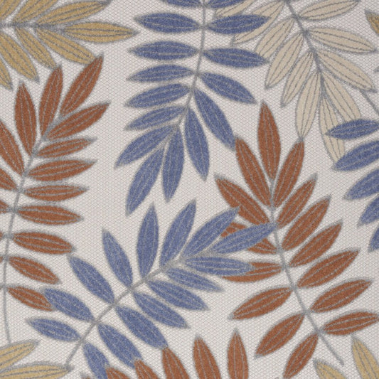 6' X 9' Blue Indoor Outdoor Area Rug