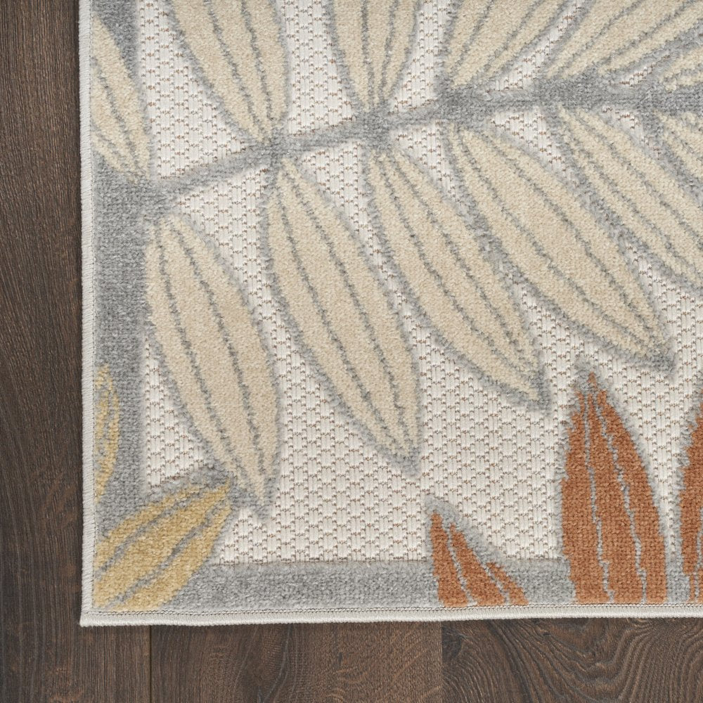 6' X 9' Blue Indoor Outdoor Area Rug — view 8
