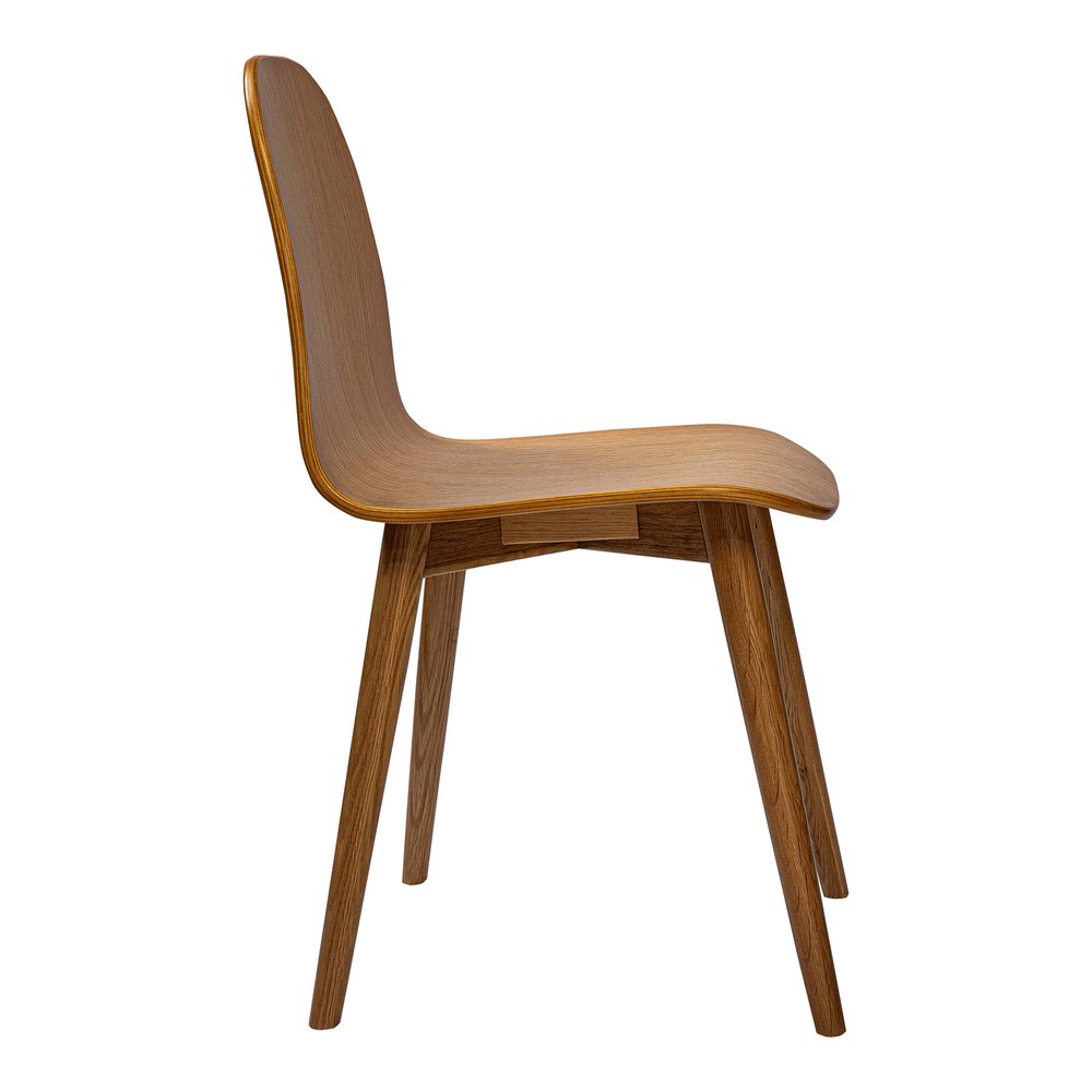 Oak Solid Wood and Wood Dining Side Chair HomeRoots