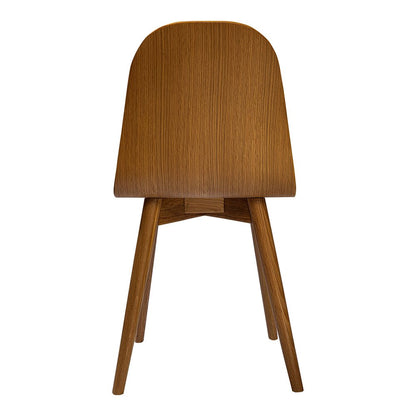 Oak Solid Wood and Wood Dining Side Chair HomeRoots