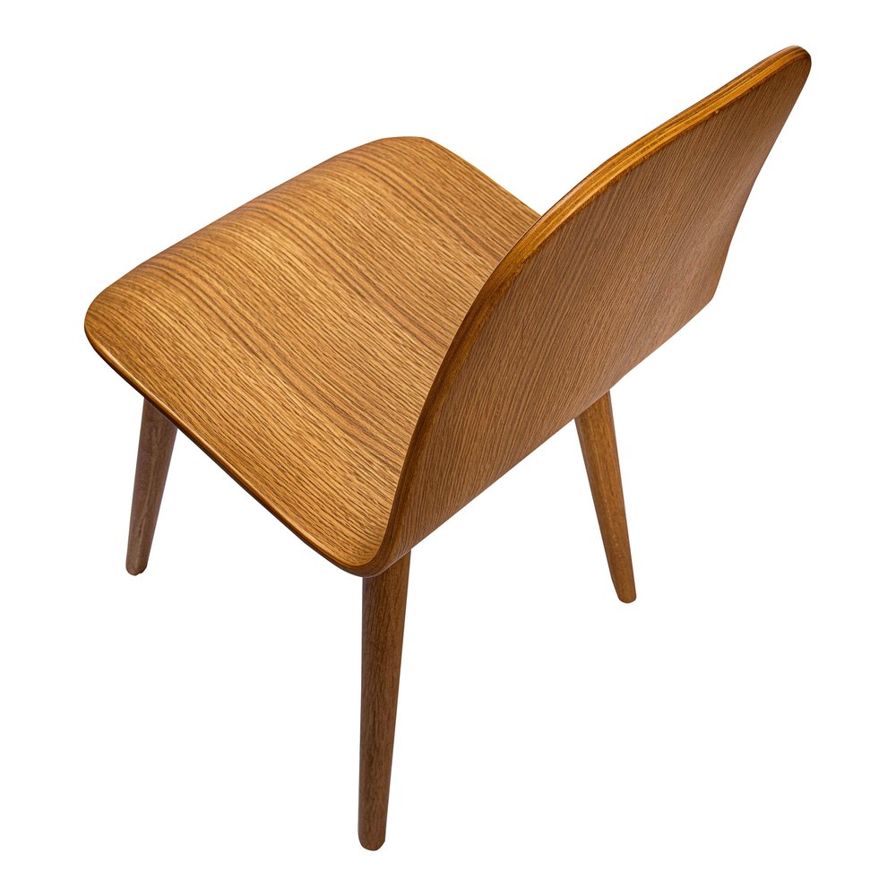 Oak Solid Wood and Wood Dining Side Chair HomeRoots