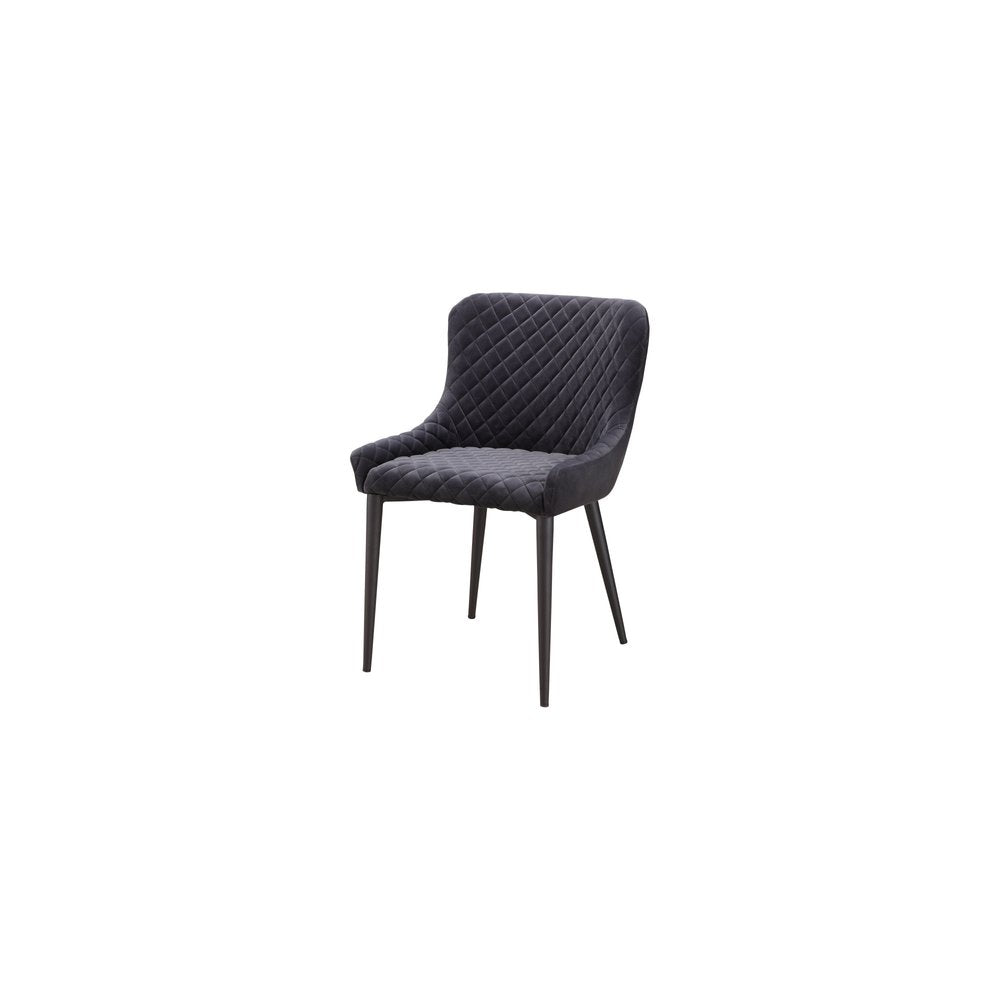 Gray Tufted Velvet Dining Side Chair HomeRoots