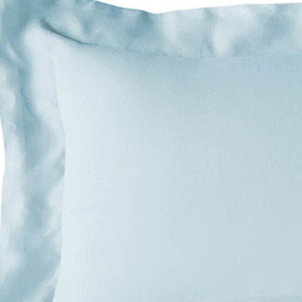 Light Blue King Rayon Washable Duvet Cover Set — view 10