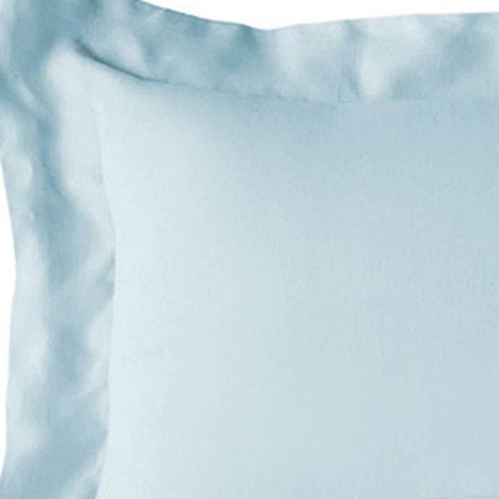 Light Blue King Rayon Washable Duvet Cover Set — view 11