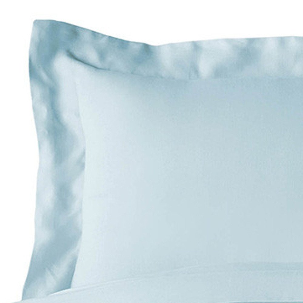 Light Blue King Rayon Washable Duvet Cover Set — view 12
