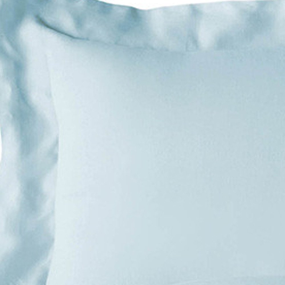 Light Blue King Rayon Washable Duvet Cover Set — view 3