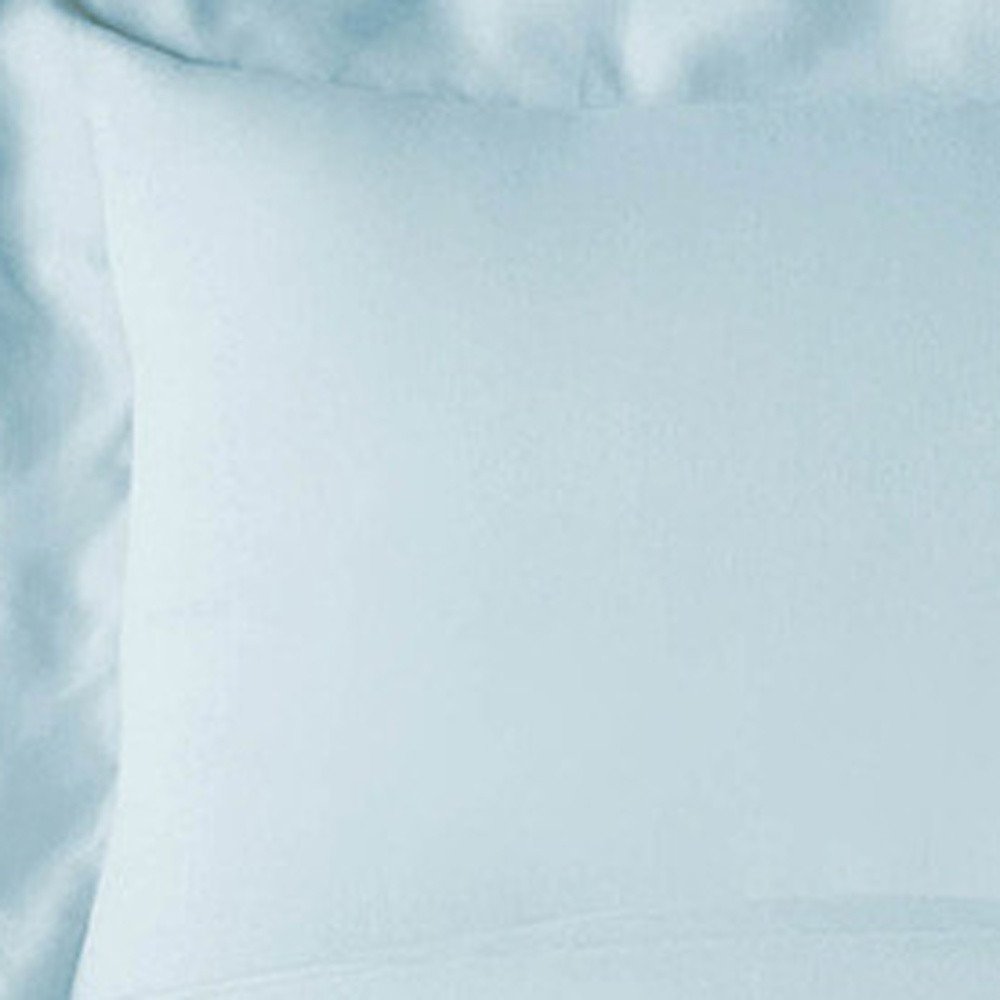 Light Blue King Rayon Washable Duvet Cover Set — view 4
