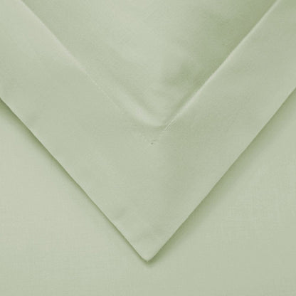 Light Green Queen Cotton Blend 1000 Thread Count Washable Duvet Cover Set HomeRoots