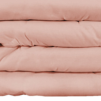 Blush King Cotton Blend 1000 Thread Count Washable Duvet Cover Set