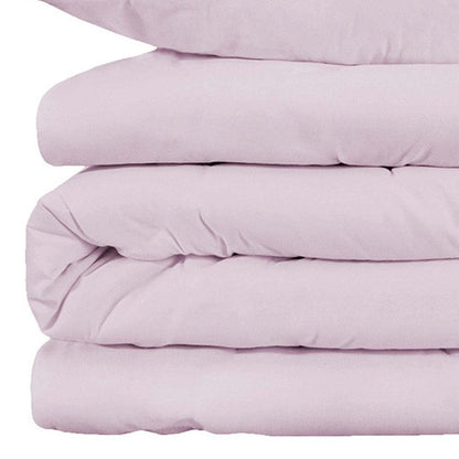 Lilac King Cotton Blend 1000 Thread Count Washable Duvet Cover Set HomeRoots