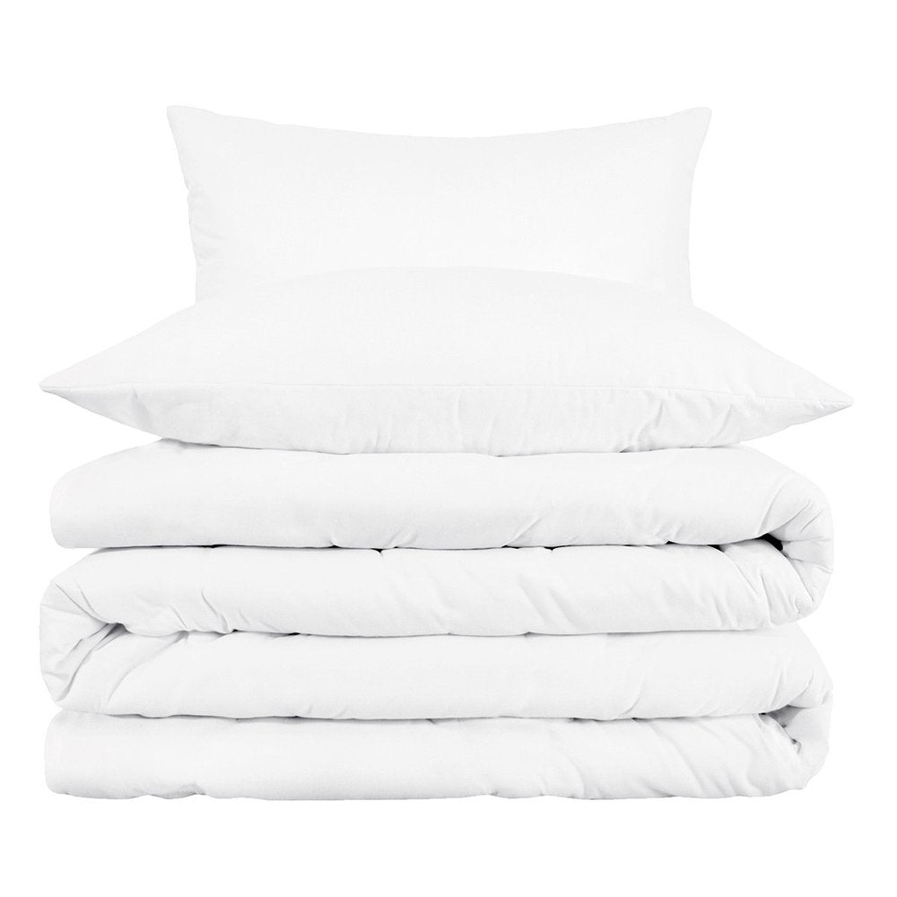 White King Cotton Blend 1000 Thread Count Washable Duvet Cover Set HomeRoots