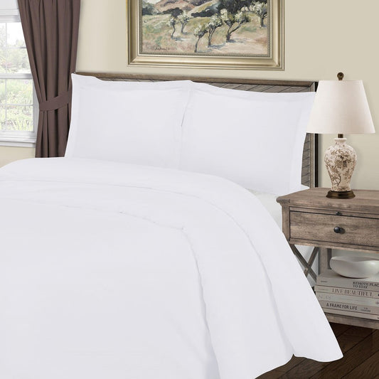 White King Cotton Blend 1000 Thread Count Washable Duvet Cover Set HomeRoots