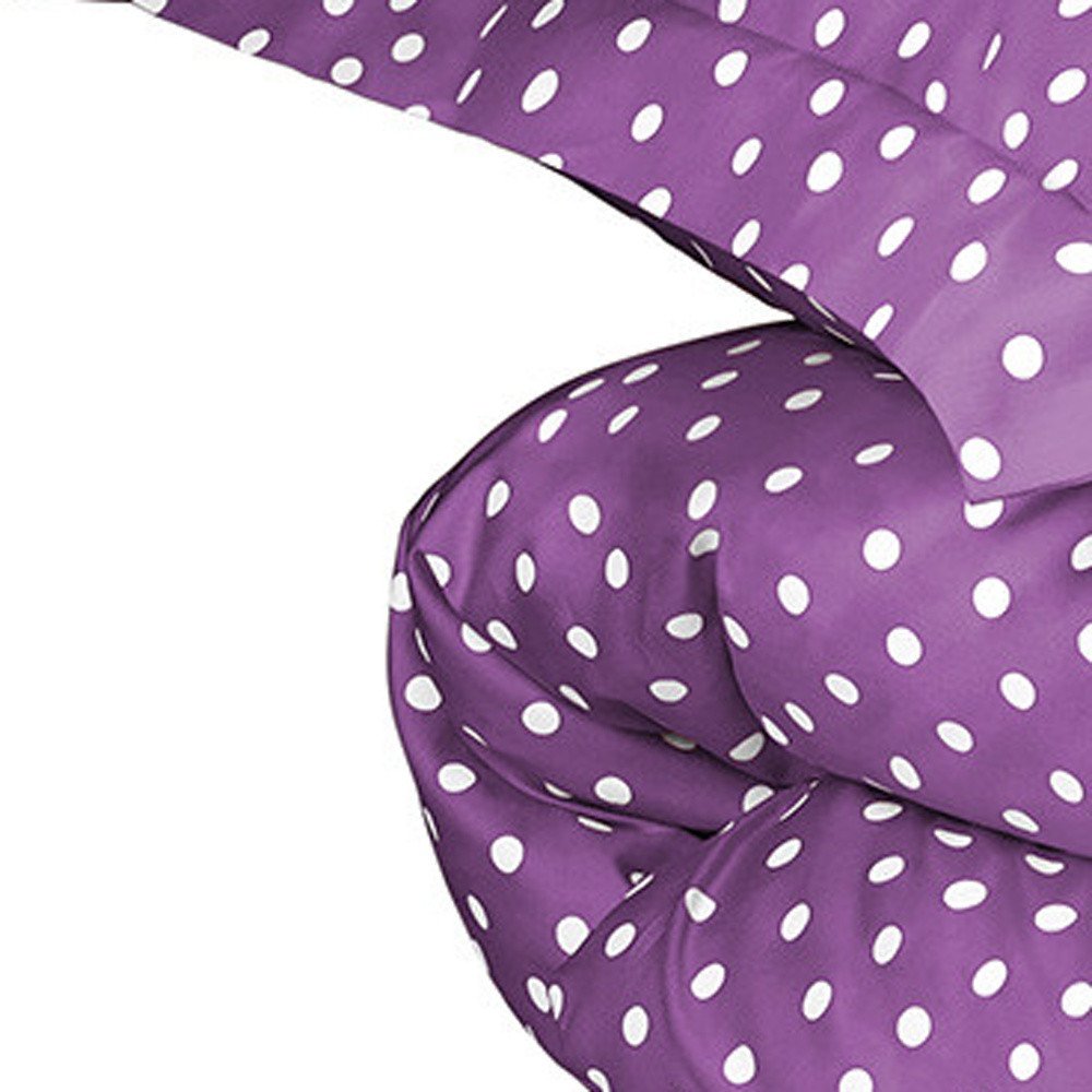 Lilac King Cotton Blend 600 Thread Count Washable Duvet Cover Set HomeRoots