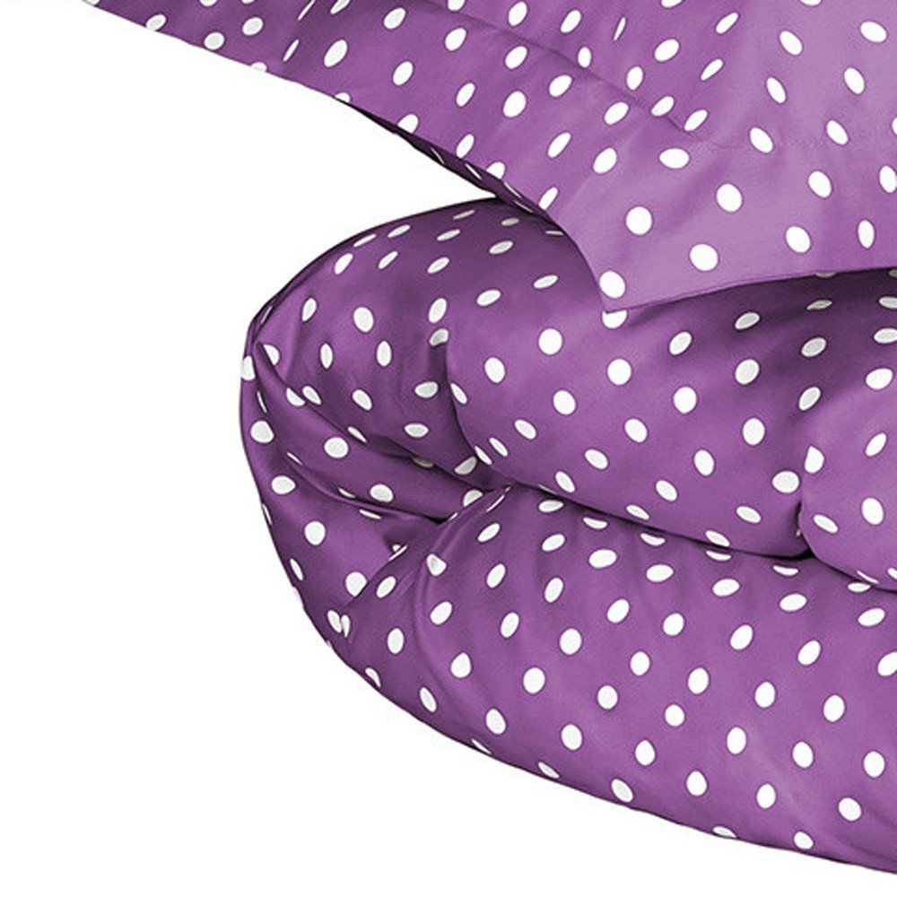 Lilac King Cotton Blend 600 Thread Count Washable Duvet Cover Set HomeRoots
