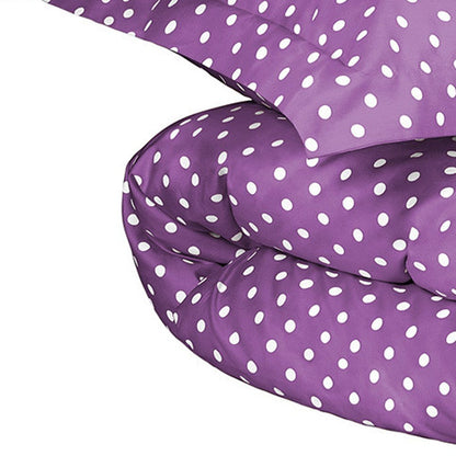 Lilac King Cotton Blend 600 Thread Count Washable Duvet Cover Set HomeRoots