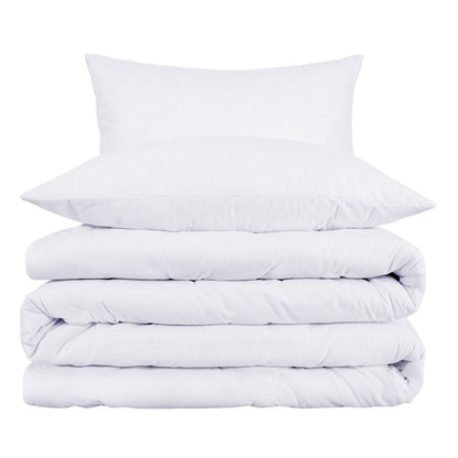 White King Cotton Washable Duvet Cover Set HomeRoots