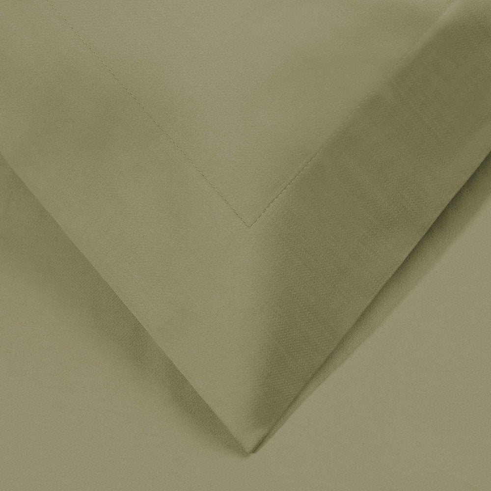 Sage Queen Cotton Blend 1200 Thread Count Washable Duvet Cover Set HomeRoots
