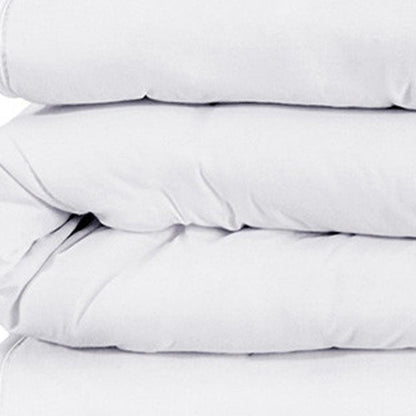 White Queen Cotton Blend 1200 Thread Count Washable Duvet Cover Set HomeRoots
