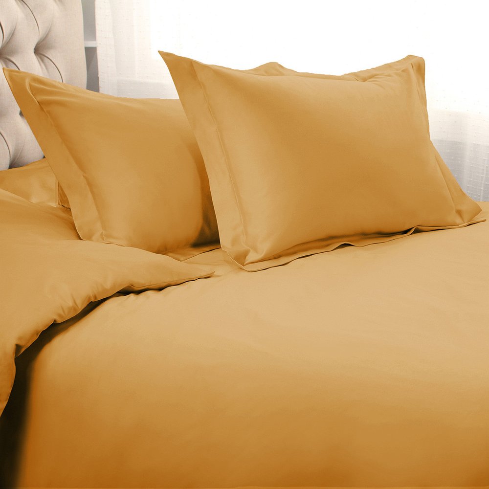 Gold King Cotton Washable Duvet Cover Set HomeRoots