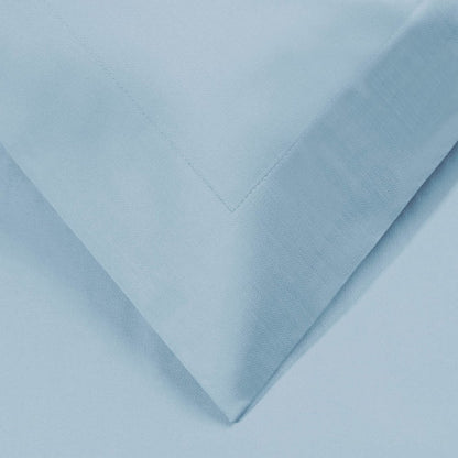 Light Blue King Cotton Washable Duvet Cover Set
