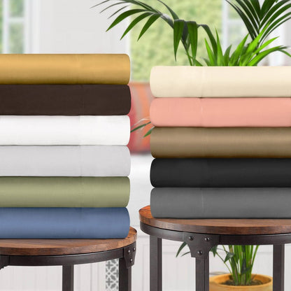 Taupe Queen Cotton Blend 1500 Thread Count Washable Duvet Cover Set HomeRoots