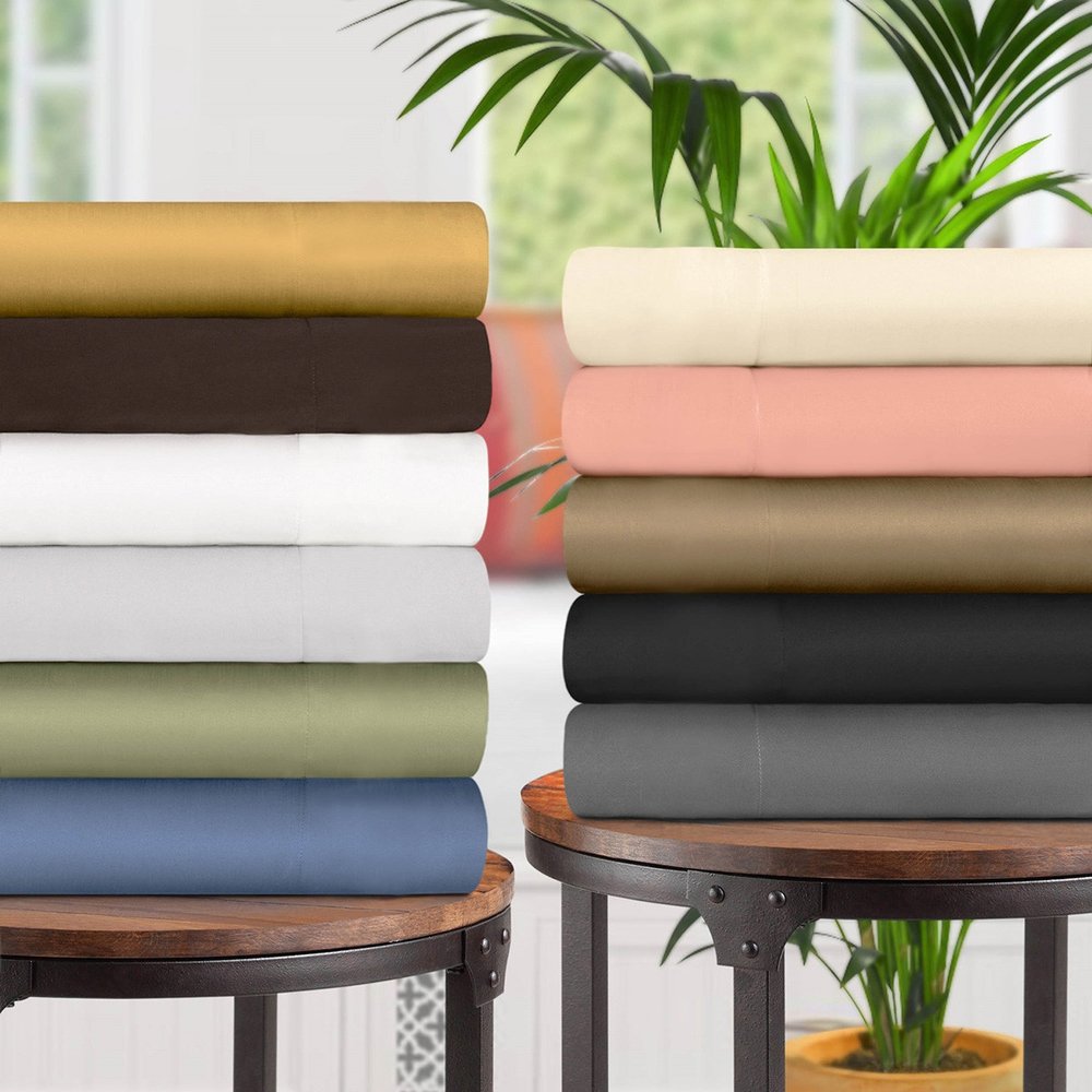 Dusty Rose King Cotton Blend 1500 Thread Count Washable Duvet Cover Set HomeRoots