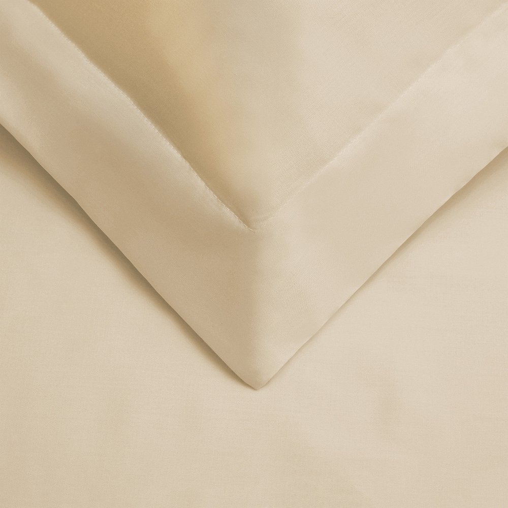 Ivory Queen Cotton Blend 300 Thread Count Washable Duvet Cover Set HomeRoots